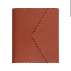 Erin Condren A5 focused weekly planner - camel (vegan leather) NWT